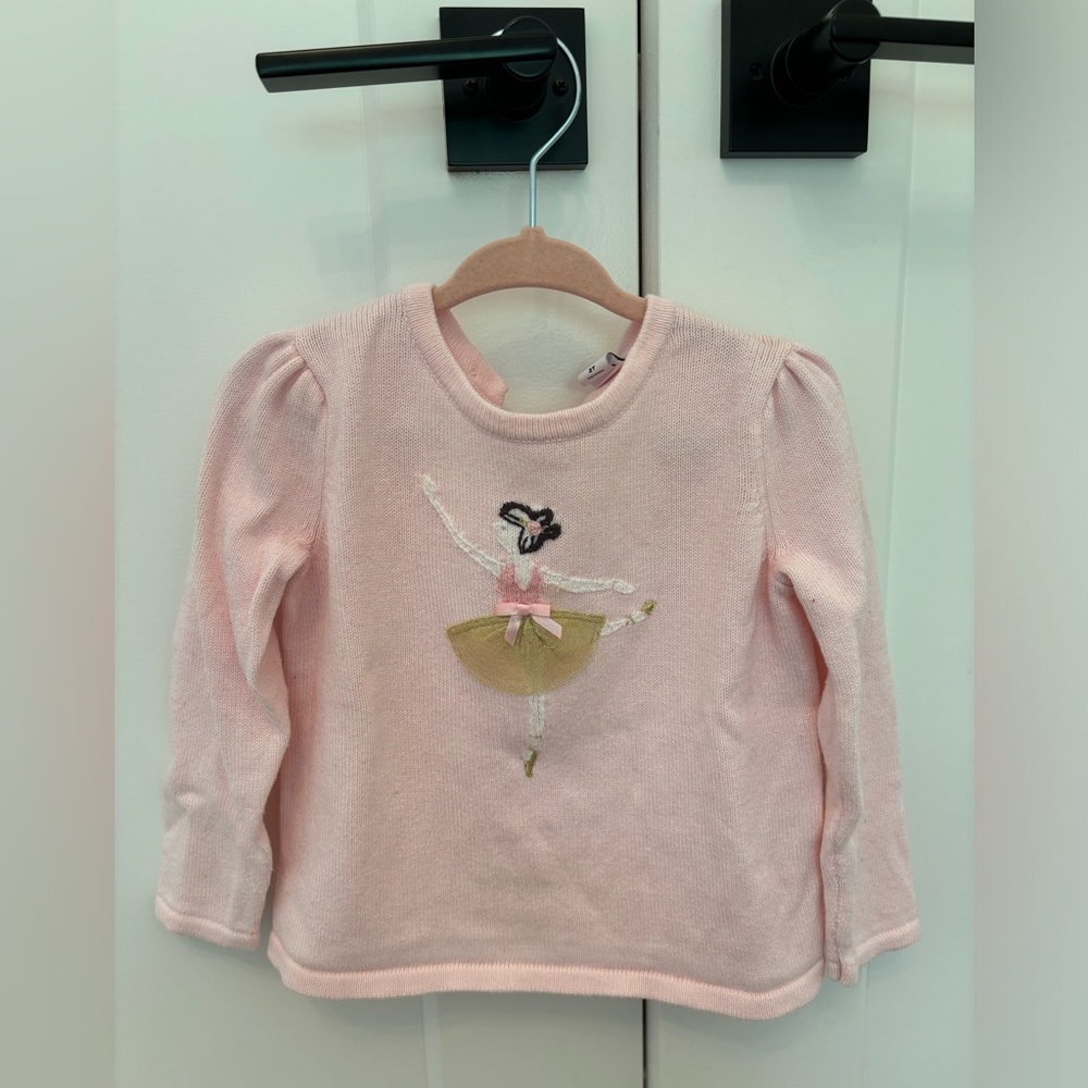 Janie and Jack Ballerina Sweater, Size 2T